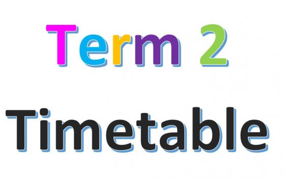 Term 2 2021 Timetable